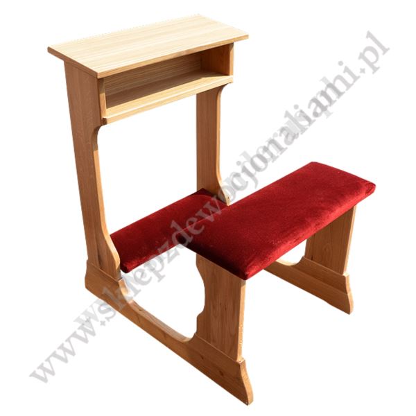 KLĘCZNIK Z SIEDZISKIEM I TAPICERKĄ JASNY - 66224