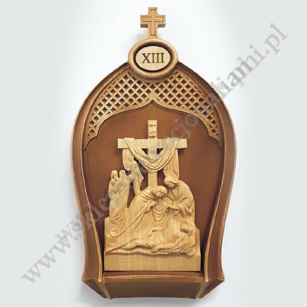 STACJE DROGI KRZYŻOWEJ - wys.21 cm - KOMPLET