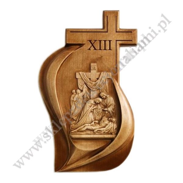 STACJE DROGI KRZYŻOWEJ - wys.17 cm - KOMPLET