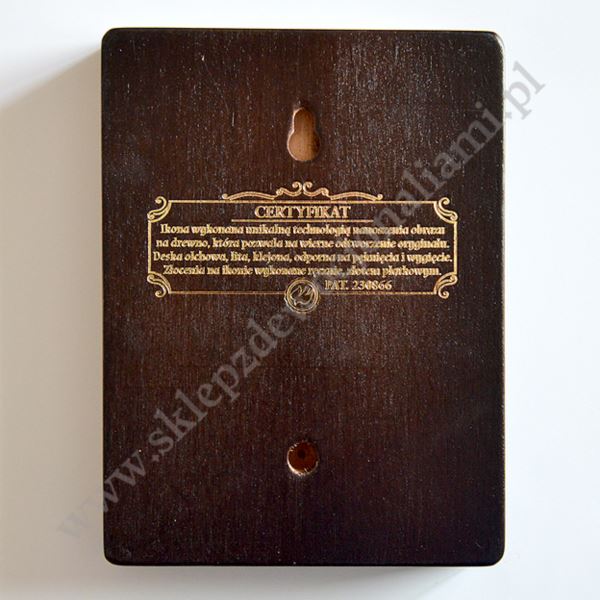 MATKA BOŻA CZĘSTOCHOWSKA - IKONA - 12 cm x 16 cm - 3101-B