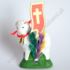 BARANEK WIELKANOCNY - wys. 8.5 cm (z chorągiewką) - 1009