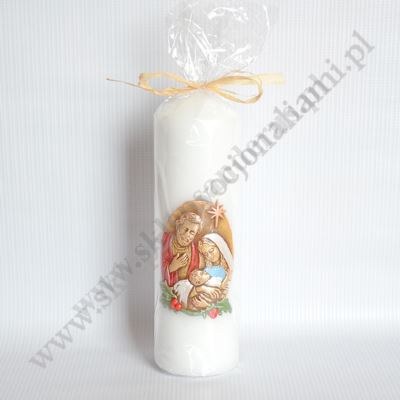 ŚWIECA ŚWIĘTA RODZINA - wys.20 cm - 87598