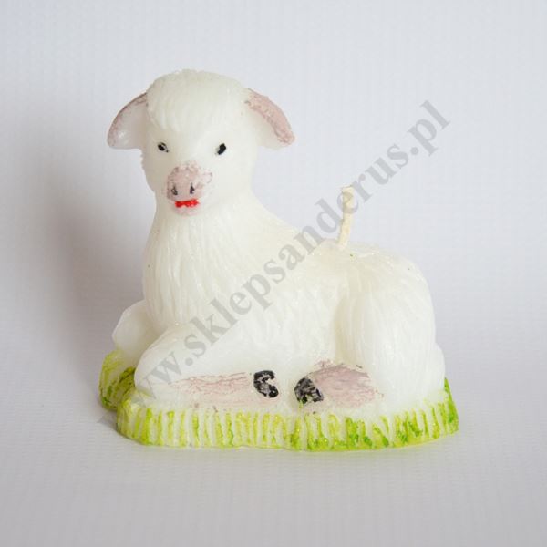 ŚWIECA BARANEK - wys.9 cm - 72366
