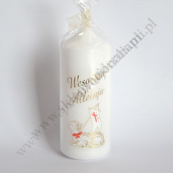 ŚWIECA PASCHALNA - wys. 11 cm - 4862