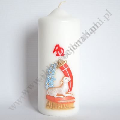 ŚWIECA WIELKANOCNA - wys. 15 cm - 10296