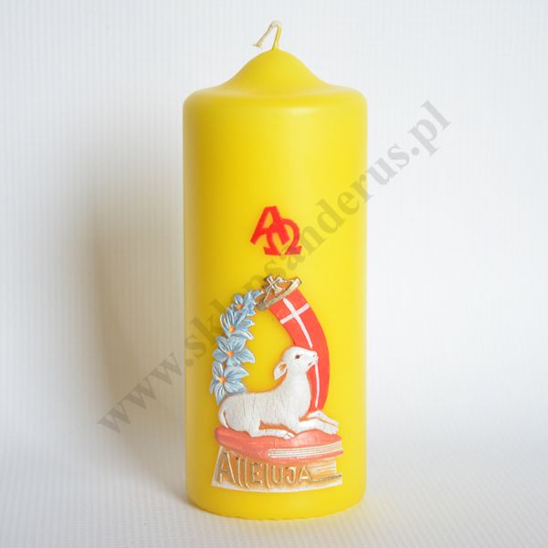 ŚWIECA WIELKANOCNA - wys. 15 cm - 10297