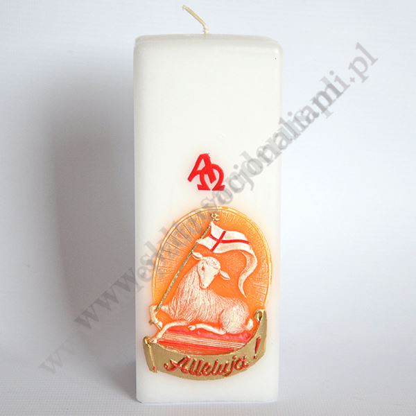 ŚWIECA WIELKANOCNA - wys.17 cm - 84462