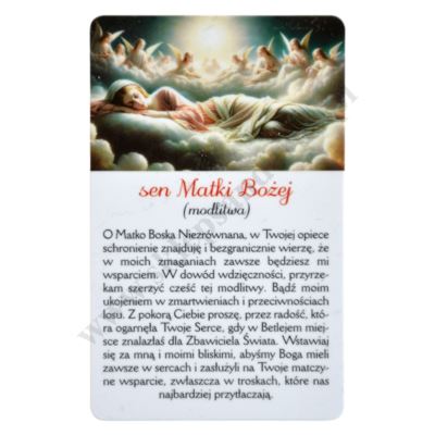 SEN MATKI BOŻEJ - karta biznes - 30352