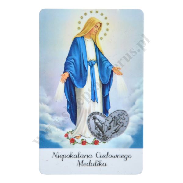 NIEPOKALANA CUDOWNEGO MEDALIKA - karta biznes - 30353