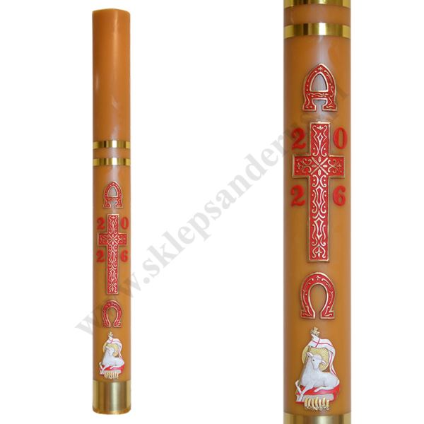 PASCHAŁ PARAFINOWO-WOSKOWY - wys. 125 cm - 4174