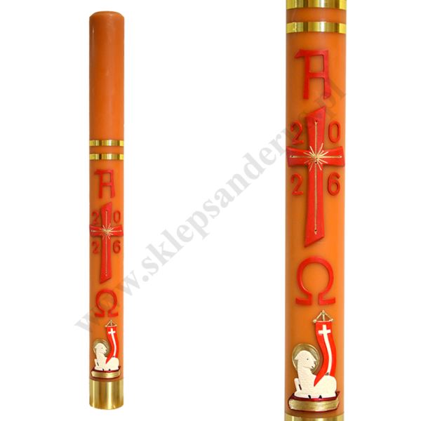 PASCHAŁ PARAFINOWO-WOSKOWY - wys. 110 cm - 66583