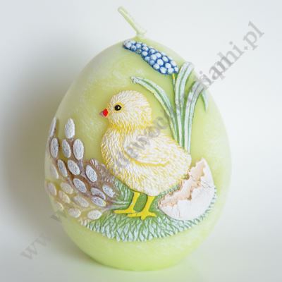 ŚWIECA PISANKA - wys.8.5 cm - 50578