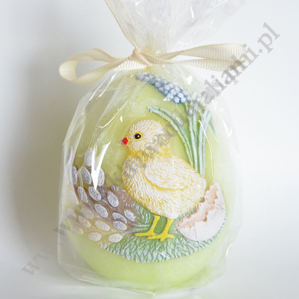 ŚWIECA PISANKA - wys.8.5 cm - 50578