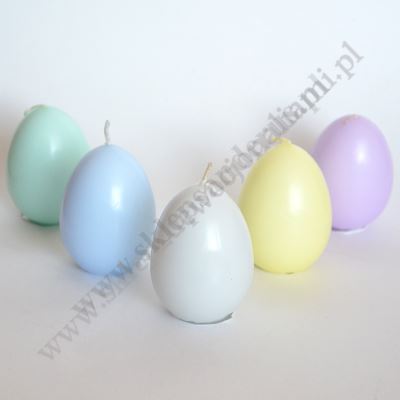 ŚWIECA JAJKO - wys. 6 cm - 84533