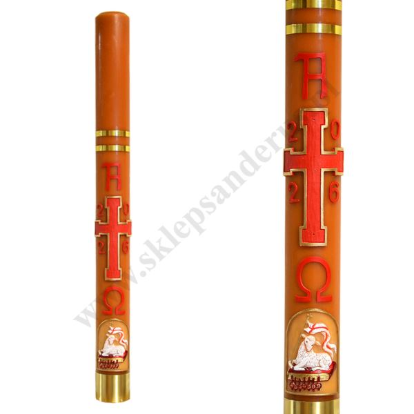 PASCHAŁ PARAFINOWO-WOSKOWY - wys. 110 cm - 66585