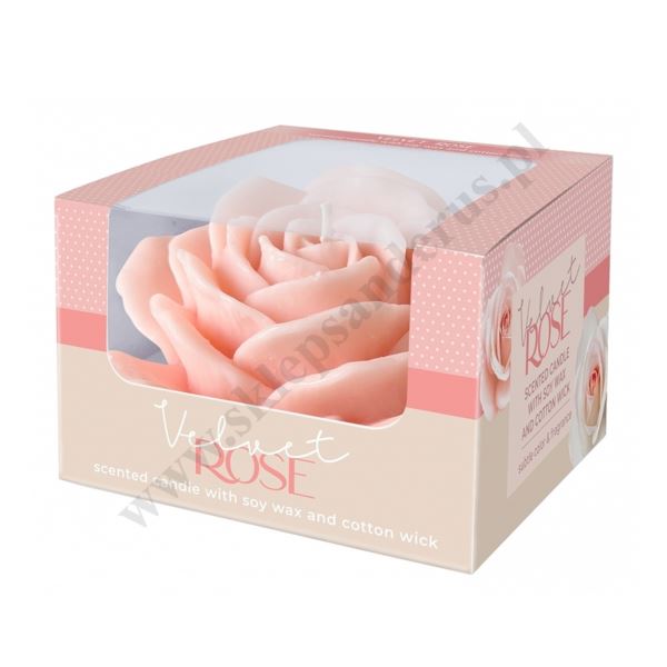 RÓŻA - świeca zapachowa - wys. 6.5 cm - 69137