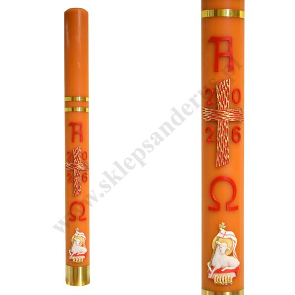 PASCHAŁ PARAFINOWO-WOSKOWY - wys. 110 cm - 3985