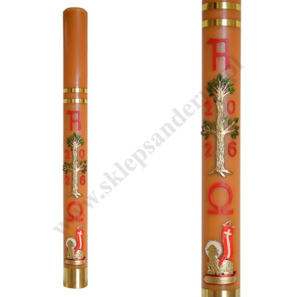 PASCHAŁ PARAFINOWO-WOSKOWY - wys. 110 cm - 79556