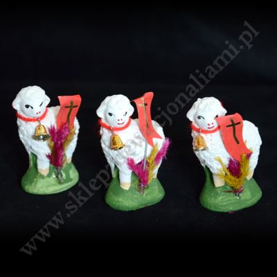 BARANEK WIELKANOCNY STOJĄCY - wys. 6.5 cm - BST10