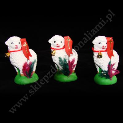 BARANEK WIELKANOCNY STOJĄCY - wys. 8 cm - BST11