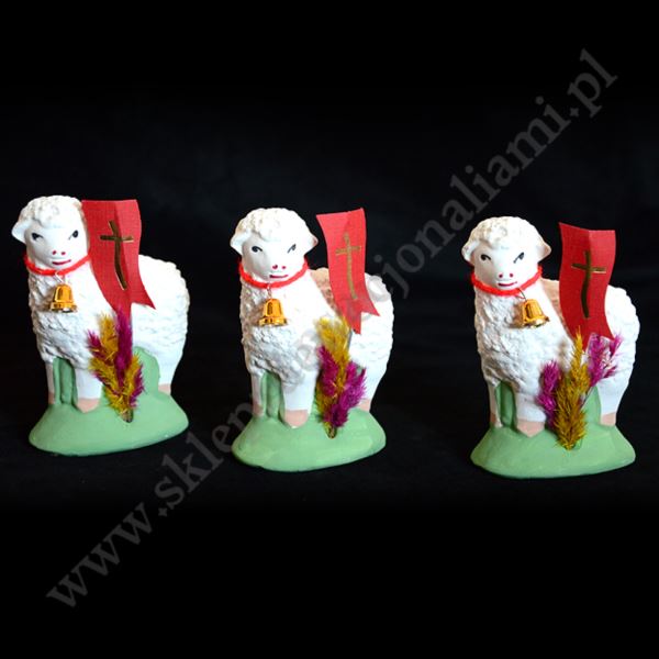 BARANEK WIELKANOCNY STOJĄCY - wys. 9.5 cm - BST12