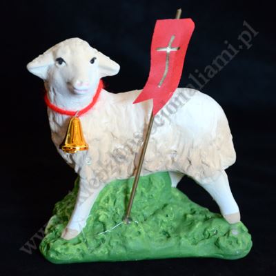 BARANEK WIELKANOCNY STOJĄCY - wys. 10.5 cm - BST13