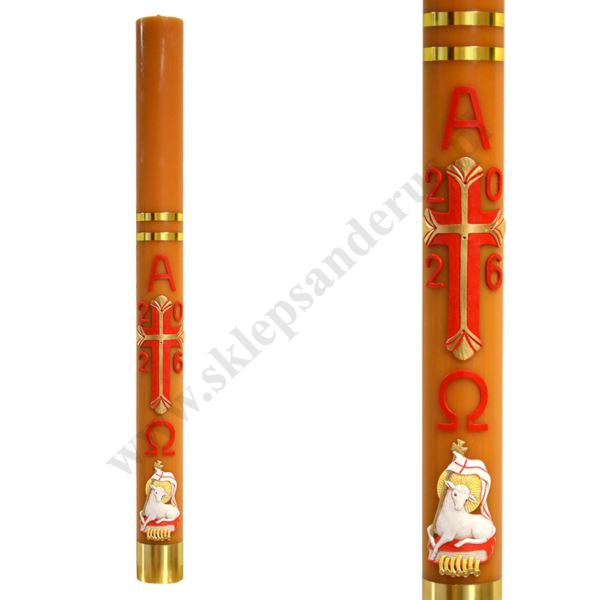 PASCHAŁ PARAFINOWO-WOSKOWY - wys. 100 cm - 2841