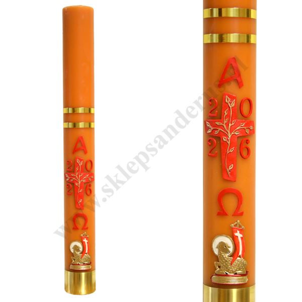 PASCHAŁ PARAFINOWO-WOSKOWY - wys. 75 cm - 75014