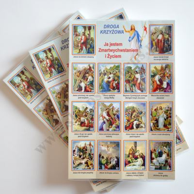 KONTROLKA NA WIELKI POST - WKLEJANKA - KPL.25 szt - 73988