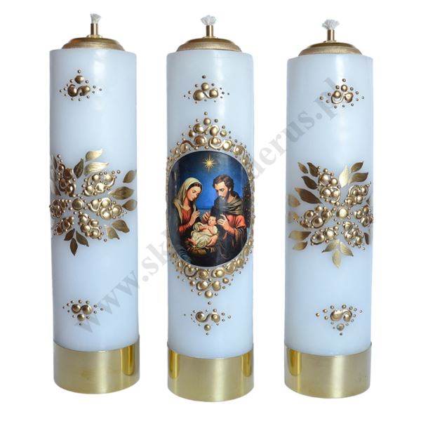 ŚWIECE BOŻE NARODZENIE - wys.30 cm - komplet - 65514