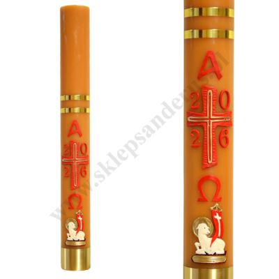 PASCHAŁ PARAFINOWO-WOSKOWY - wys. 75 cm - 2857