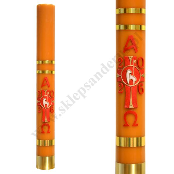 PASCHAŁ PARAFINOWO-WOSKOWY - wys. 75 cm - 88556