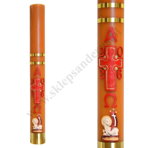 PASCHAŁ PARAFINOWO-WOSKOWY - wys. 75 cm - 88557