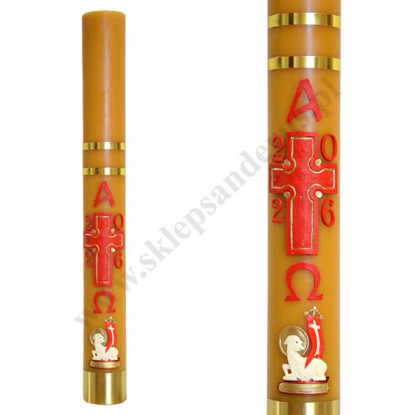 PASCHAŁ PARAFINOWO-WOSKOWY - wys. 75 cm - 88188