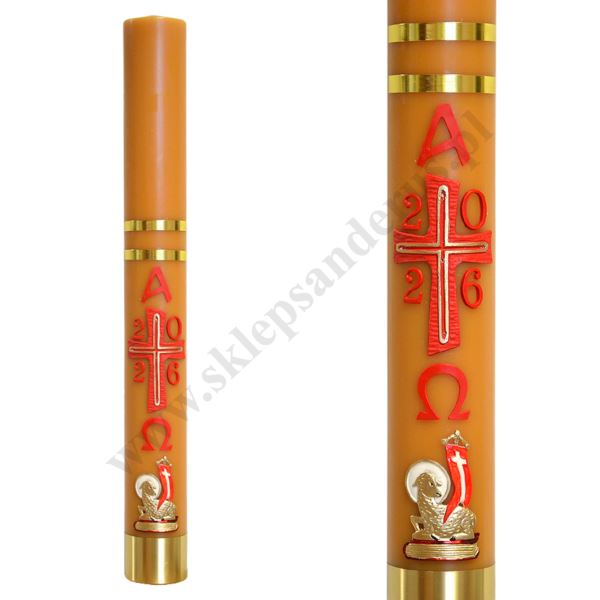 PASCHAŁ PARAFINOWO-WOSKOWY - wys. 75 cm - 82036