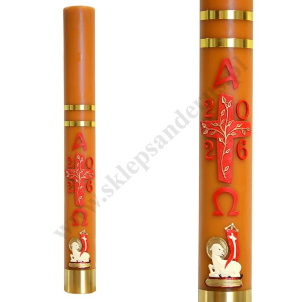 PASCHAŁ PARAFINOWO-WOSKOWY - wys. 75 cm - 69283