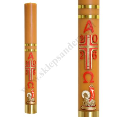 PASCHAŁ PARAFINOWO-WOSKOWY - wys. 75 cm - 89766