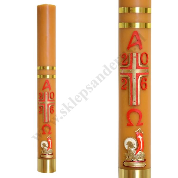 PASCHAŁ PARAFINOWO-WOSKOWY - wys. 75 cm - 89766