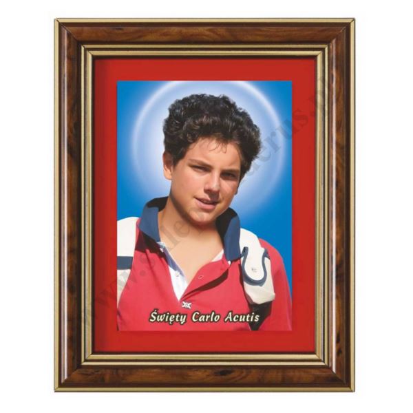ŚW.CARLO ACUTIS - obrazek w ramce 12.3 x 15.3 cm - 60860