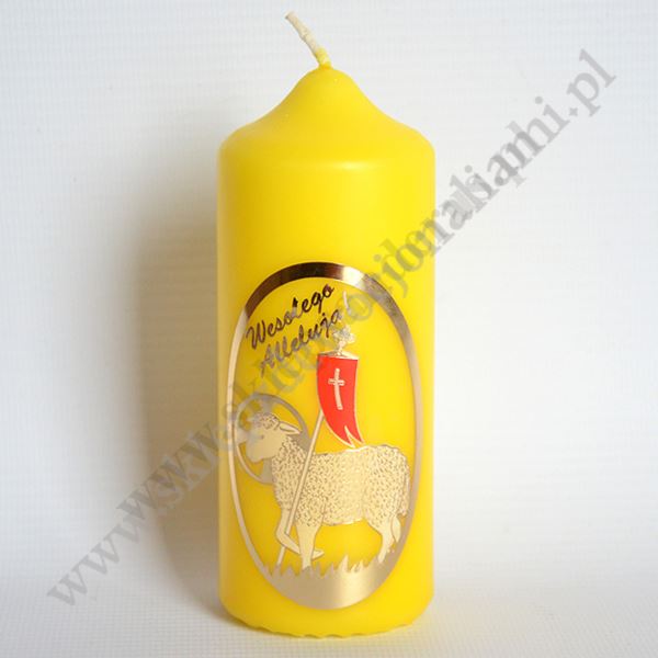 ŚWIECA WIELKANOCNA - wys. 11 cm - 66629