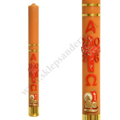 PASCHAŁ PARAFINOWO-WOSKOWY - wys. 75 cm - 88567