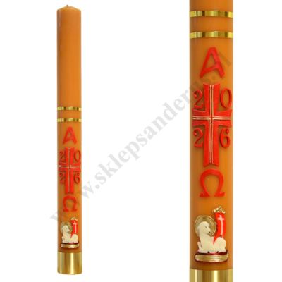 PASCHAŁ PARAFINOWO-WOSKOWY - wys. 75 cm - 79559