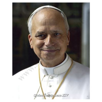 PLAKAT - PAPIEŻ LEON XIV - format 20 x 25 cm - 76047