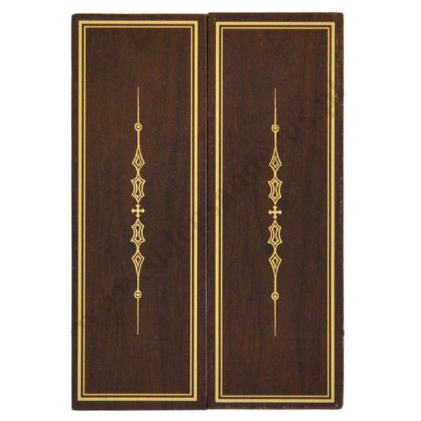 MATKA BOŻA POMPEJAŃSKA - tryptyk - 12.5 x 8.4 cm - 10705