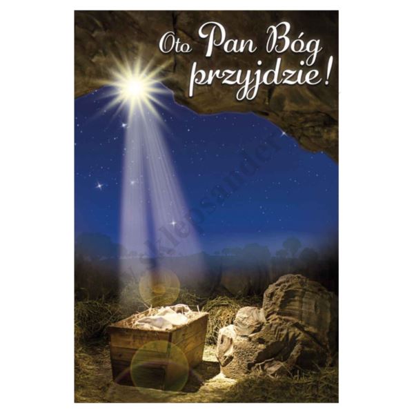 PLAKAT - OTO PAN BÓG PRZYJDZIE! - format 33,5 x 49 cm - 65018