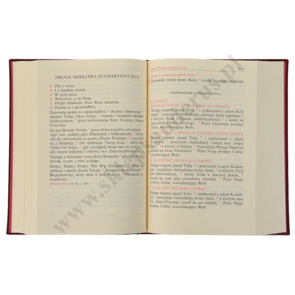 MSZAŁ RZYMSKI DLA DIECEZJI POLSKICH - FORMAT B5 - 8706