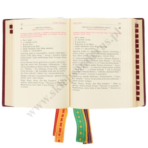 MSZAŁ RZYMSKI DLA DIECEZJI POLSKICH - ZŁOCONE BRZEGI + DODATEK 2021