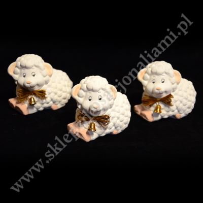 BARANEK WIELKANOCNY LEŻĄCY - wys. 8 cm - BL04