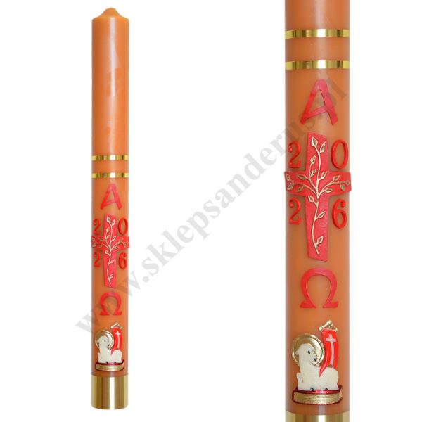 PASCHAŁ PARAFINOWO-WOSKOWY - wys. 75 cm - 66616