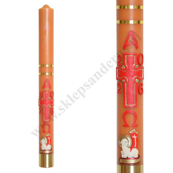 PASCHAŁ PARAFINOWO-WOSKOWY - wys. 75 cm - 88165